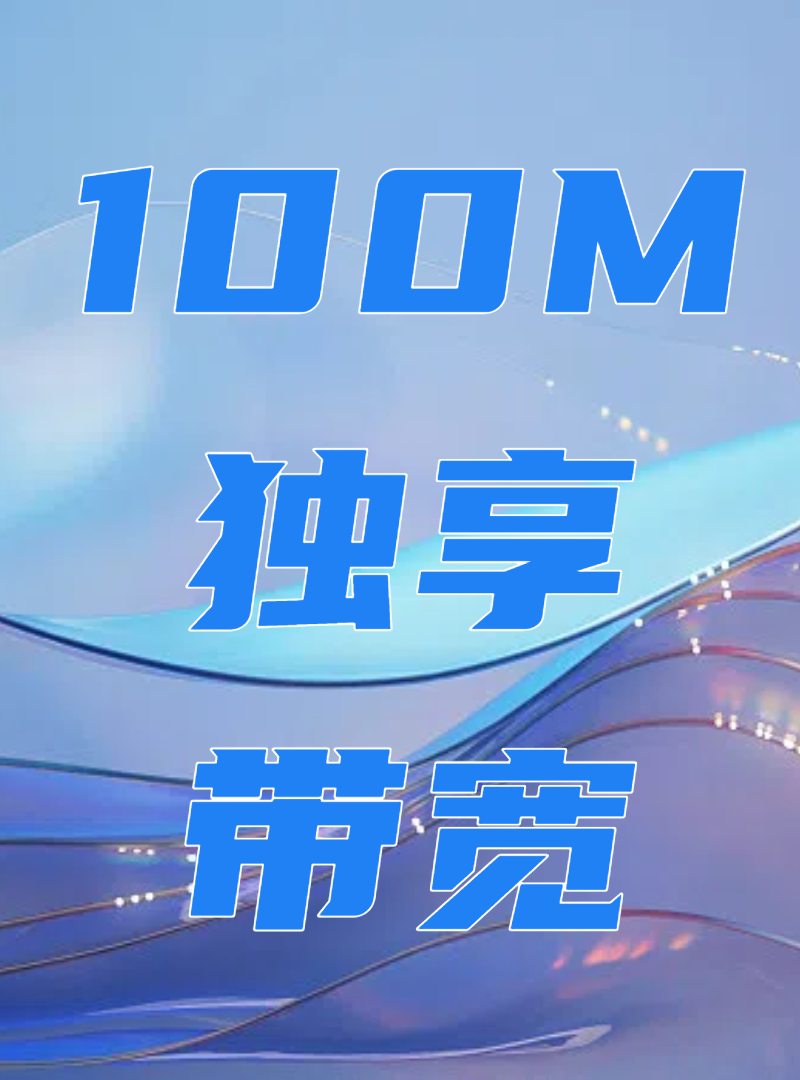 100M独享大带宽